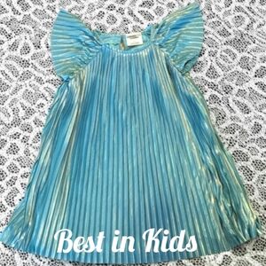 HP🌟Oshkosh Metallic pleated dress